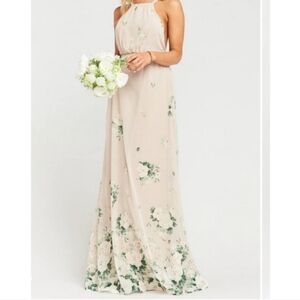 Show me your mu mu size L floral Maxie dress